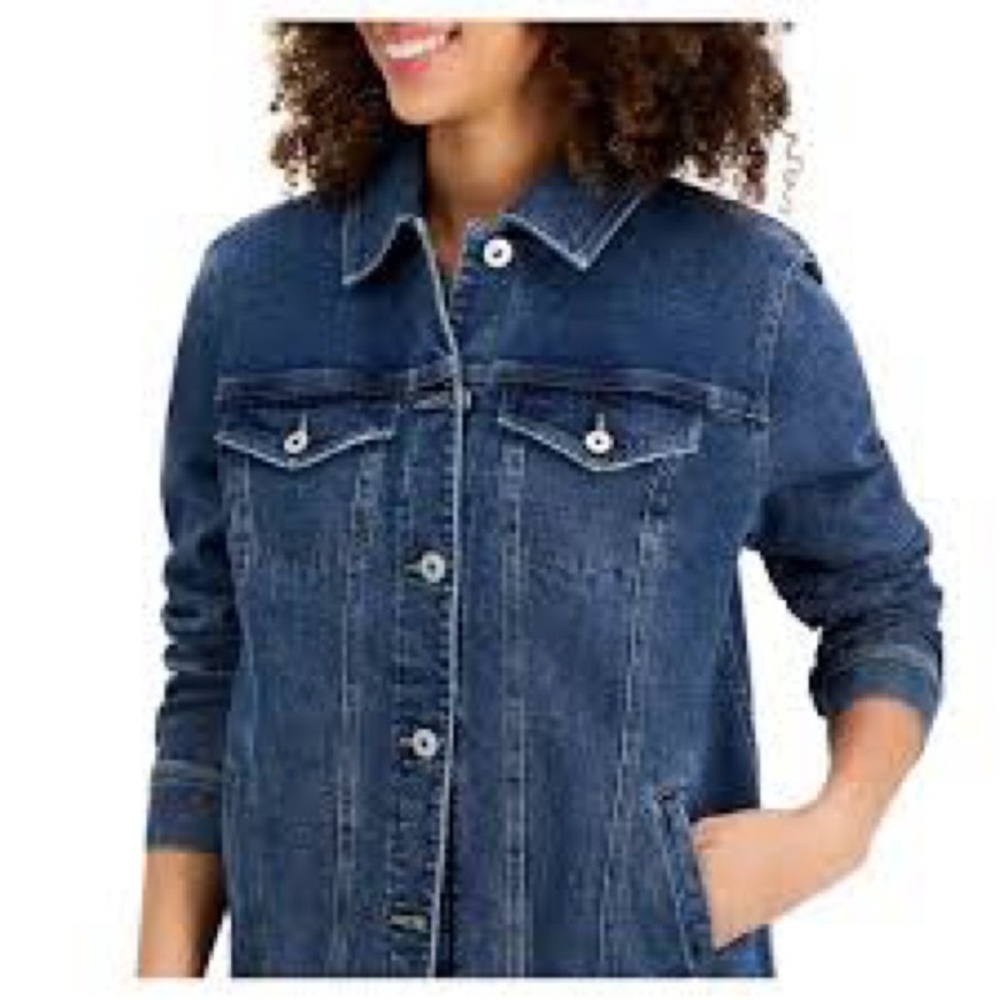 Style & Co. Classic Blue Jean Jacket